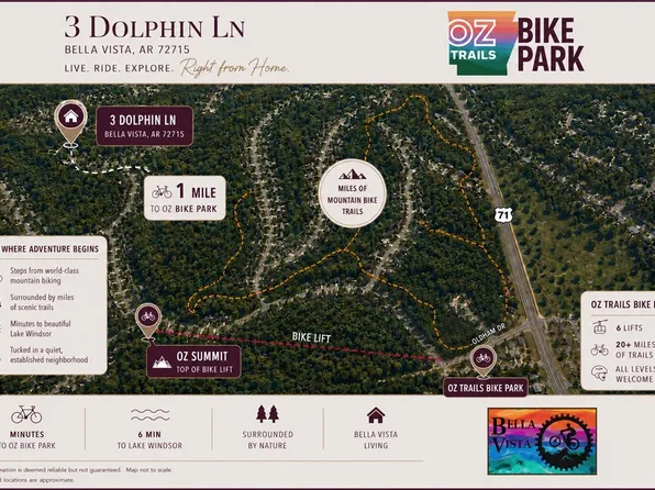 3 Dolphin Ln, Bella Vista, AR 72715