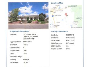 100 Arroyo Pl, Jackson, CA