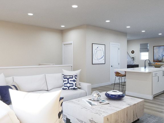 Plan A Living Room - Kitchen