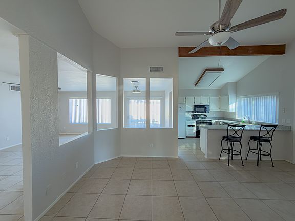 Looking at Kitchen and Dining Room from Laundry room