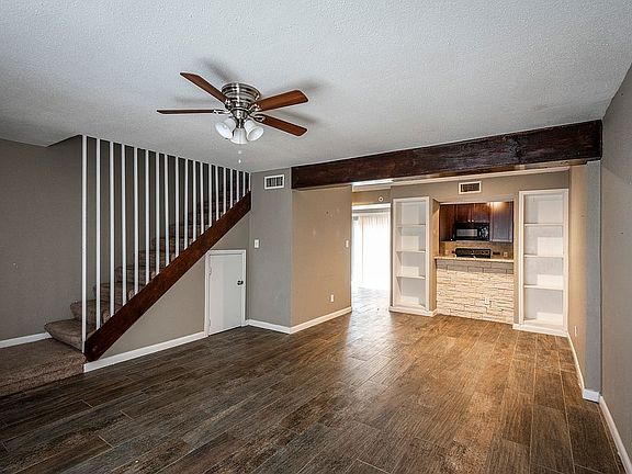 Storage room under stairs