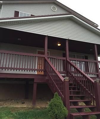 front of property