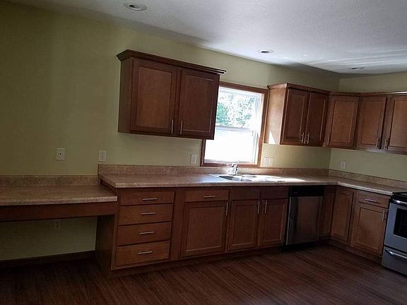 Planning desk in kitchen