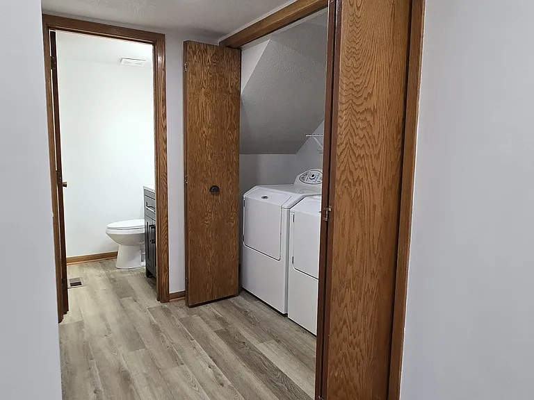 Free in-unit laundry.