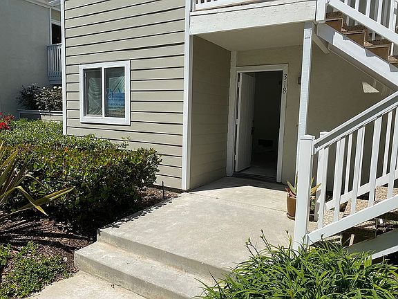 Lower level unit entrance