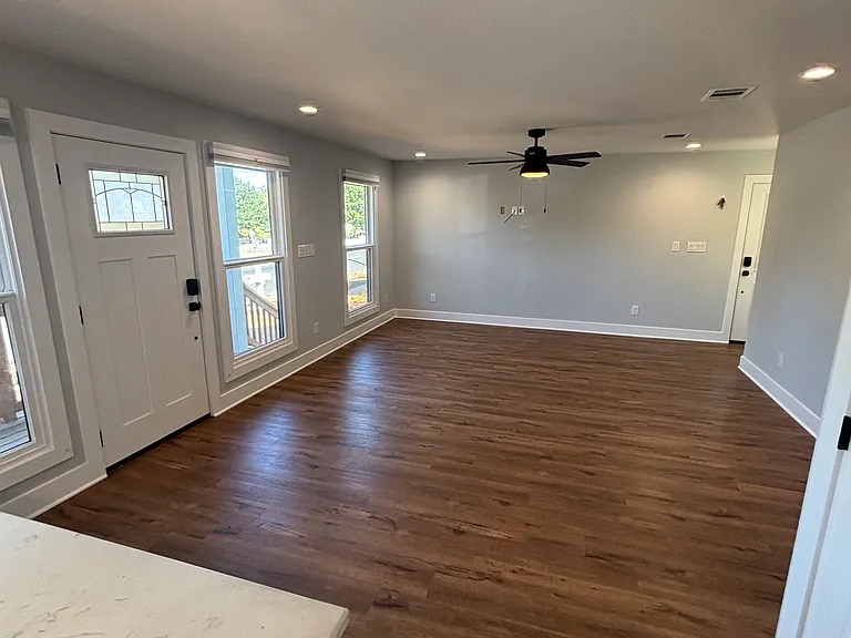 Living room from kitchen