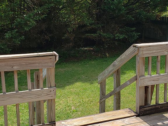 Tree lined back fence for shade and privacy