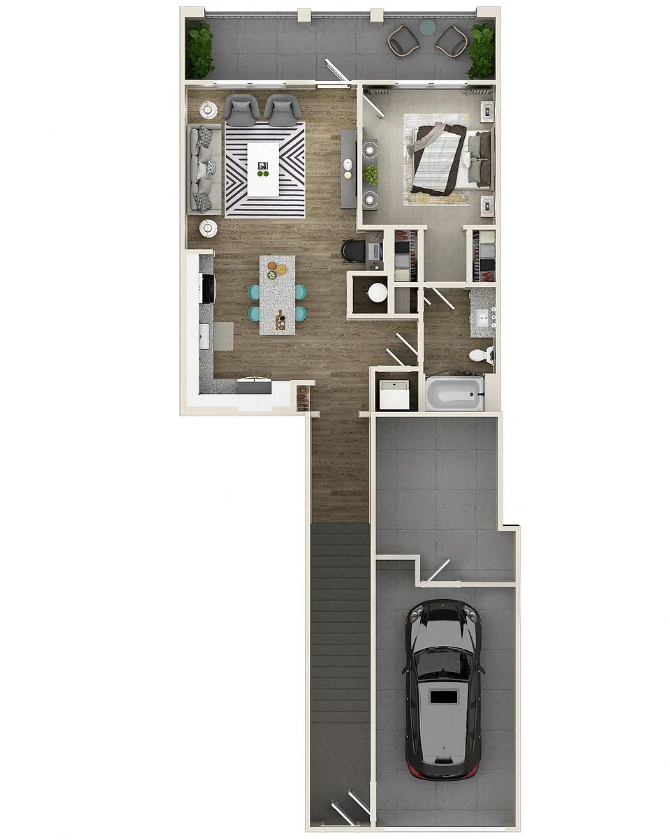 Floor plan CH - 1A-1