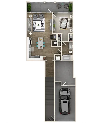 Floor plan CH - 1A-1