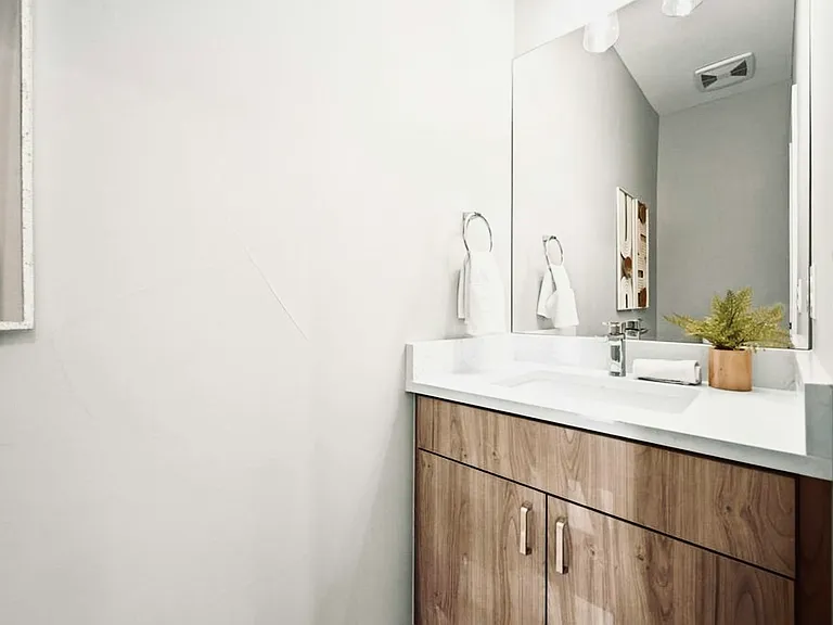 main floor powder room