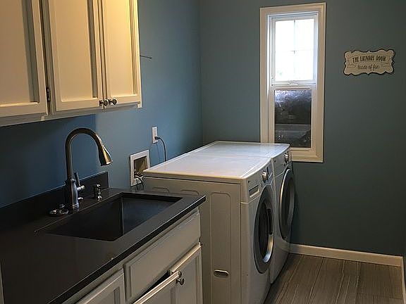 Remodeled utility room