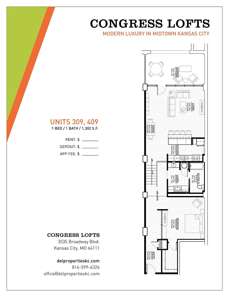 Floor plan 309 409