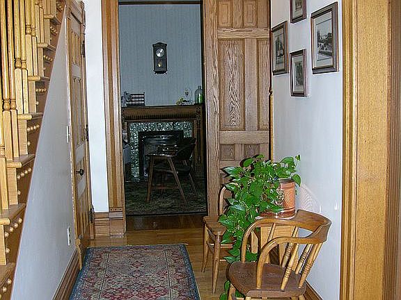Front hallway, lower level