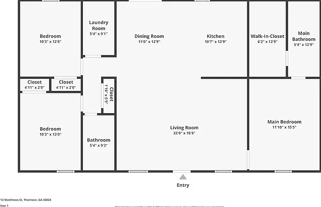 3 bed, 2.0 bath, 1400 sqft, $1,545 — Photo 2