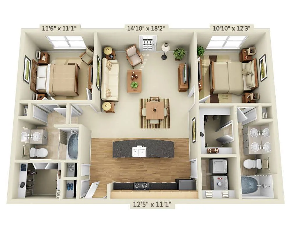 Floor plan Lakeside - Altamura