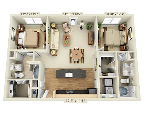 Floor plan Lakeside - Altamura