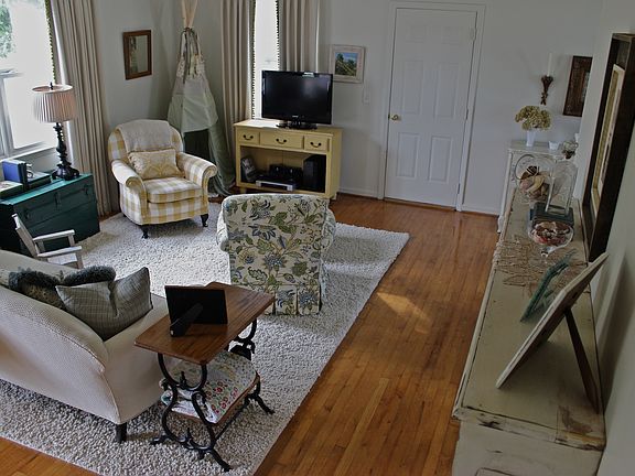 Living Room with Original Hardwood Floors