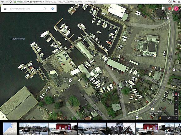 View of inner harbor and house location