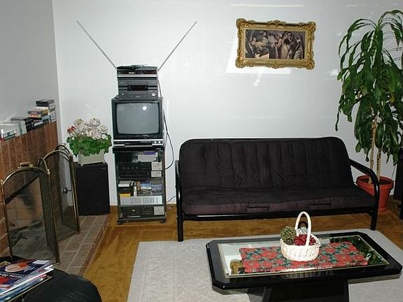 Cozy family room with fireplace!