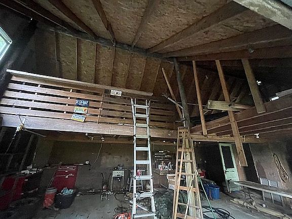 inside garage