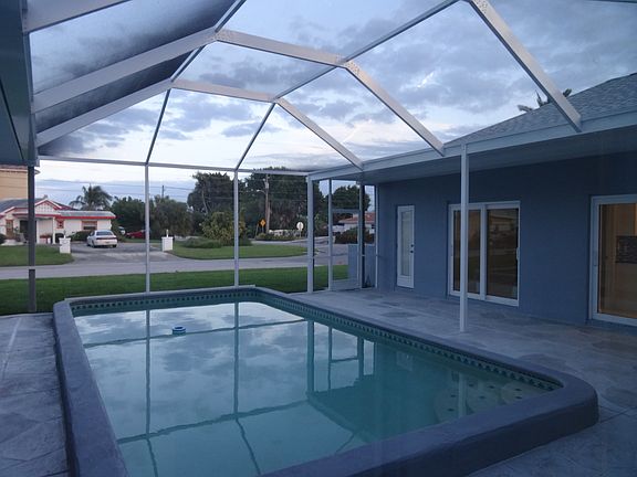Screened in pool