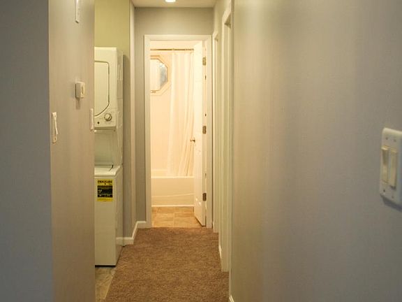 Hall, laundry, bedrooms 1 & 2, bathroom 2