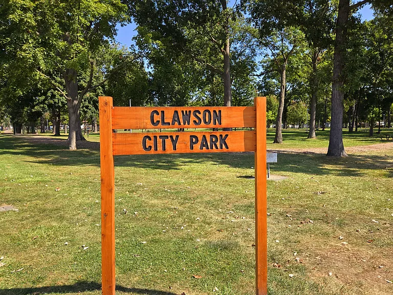 Nearby Clawson City Park has trails and abundant recreational activities