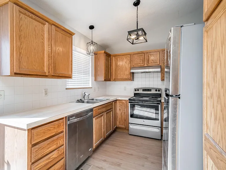Kitchen with new Stainless Steel Appliances