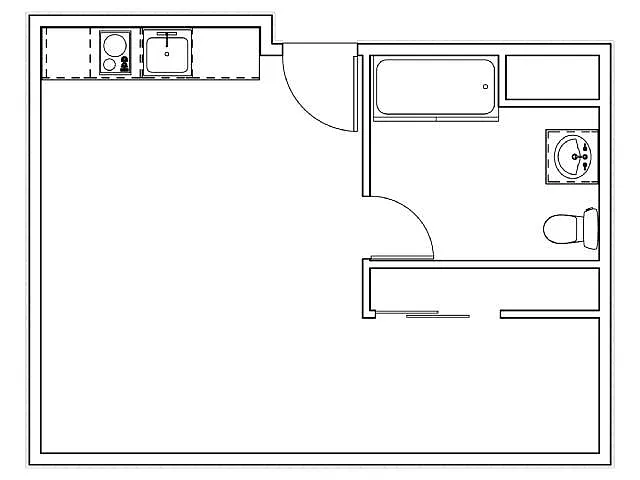 Floor plan Studio C