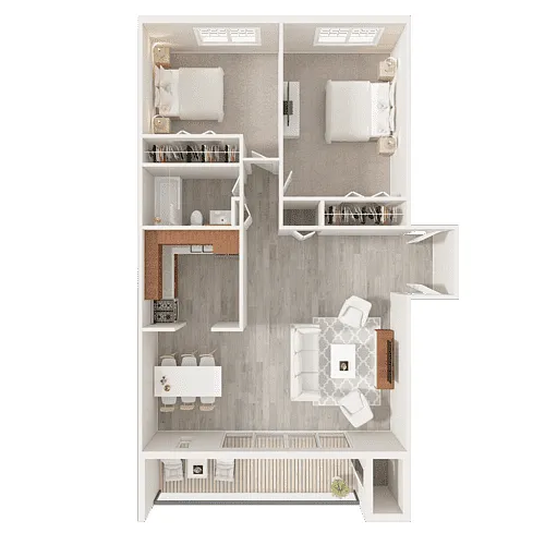 Floor plan 2 Bedroom