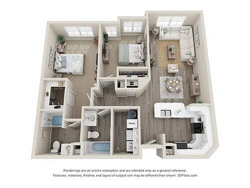 Floor plan B-2A