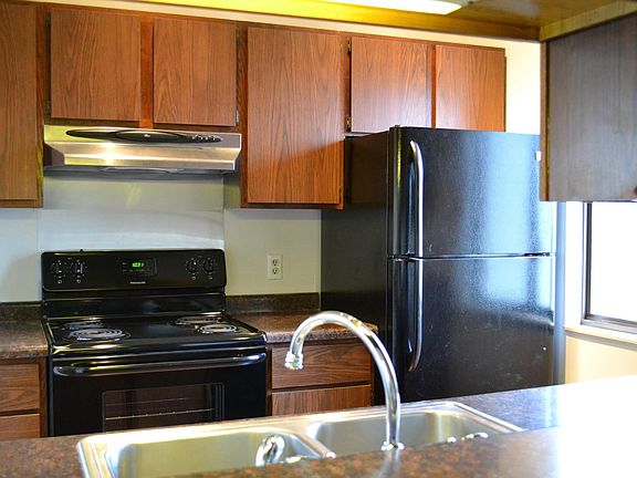 Cool kitchen with bar seating