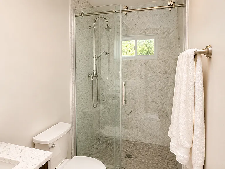 Master shower