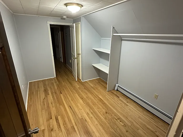 Large walk-in closet/dressing room attached to master bedroom.