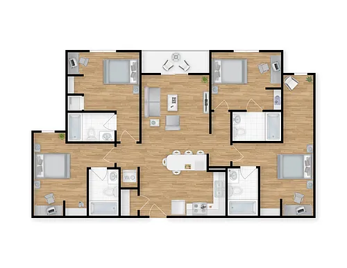 Floor plan Metcalf