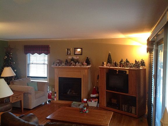 Fireplace in living room