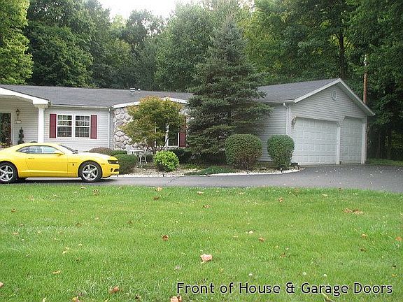 Front View Showing Garage