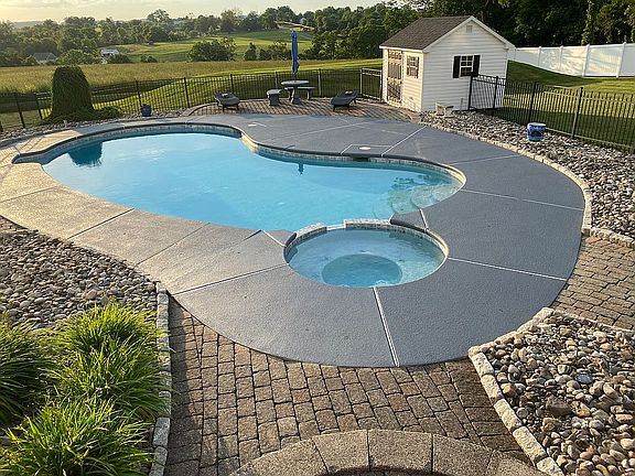 Redone pool and deck 2020