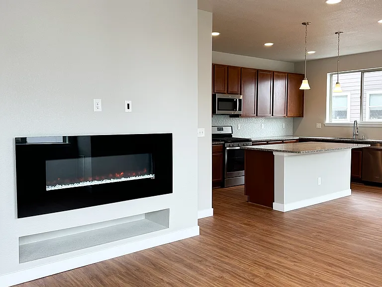 View from Living Room to Kitchen