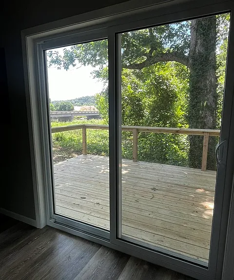 Utility Room with Deck View