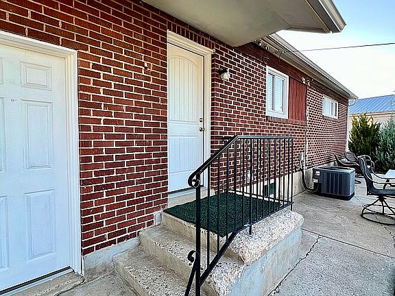 Back door and garage access