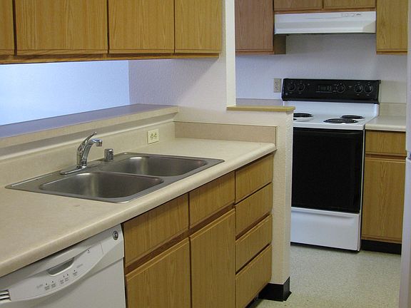 Kitchen from entry way