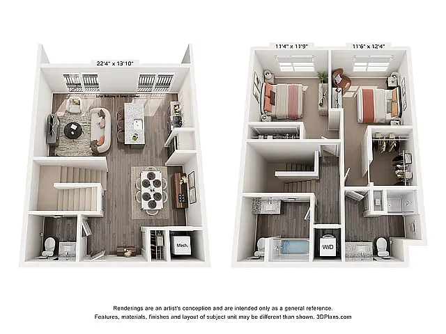 Floor plan A2 OKeefe