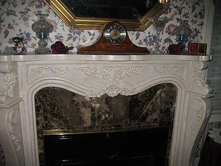 living room fireplace