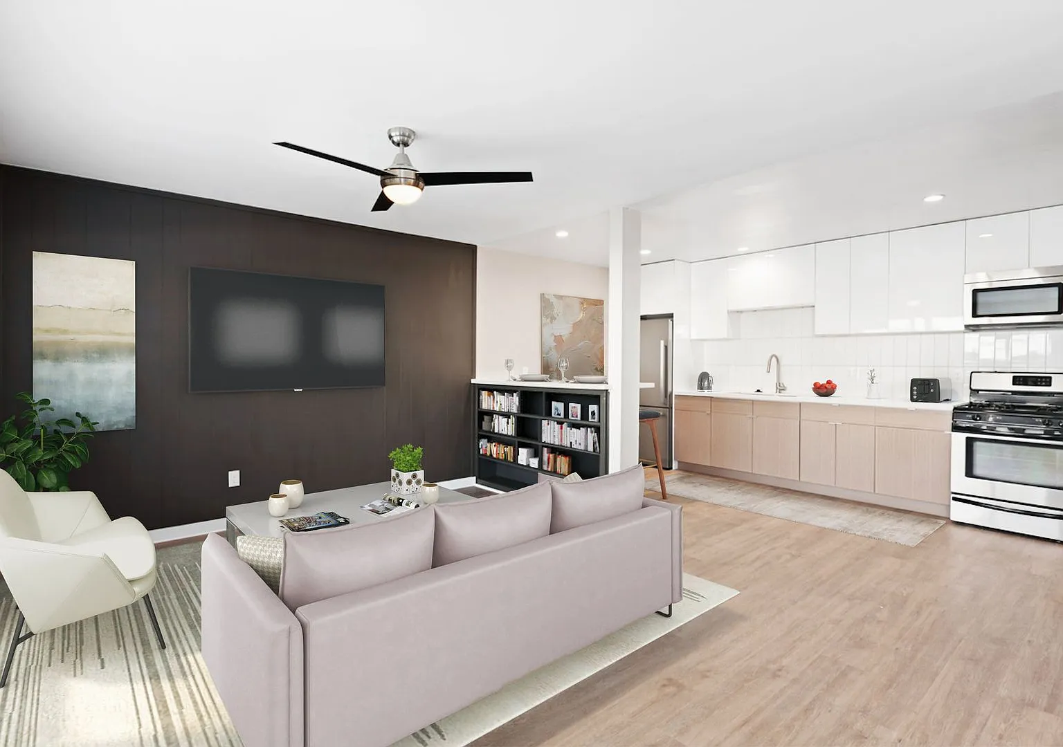 Updated Downstairs 1 Bedroom Apartment W/Patio @ The Steelio With Parking And Ac! Ev Chargers! — Photo 3