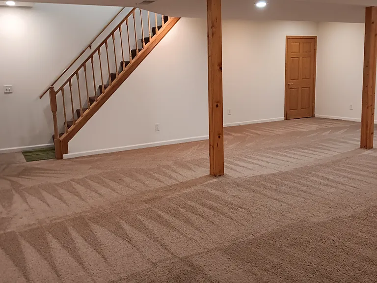 Lower Level-Stairs & Living Area
