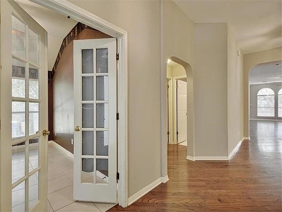 Entry with office to the right.