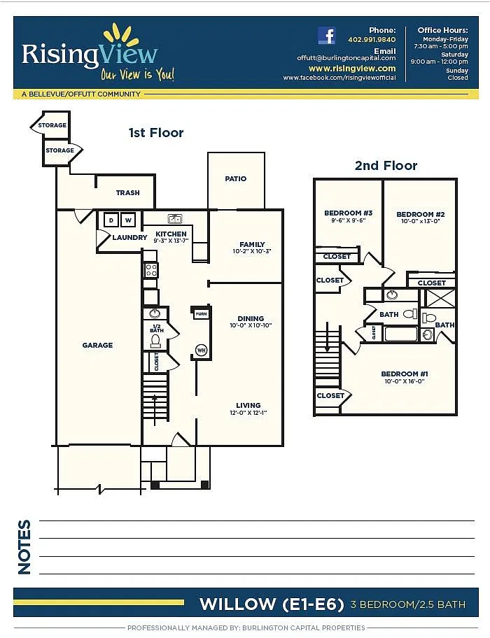 Floor plan Willow