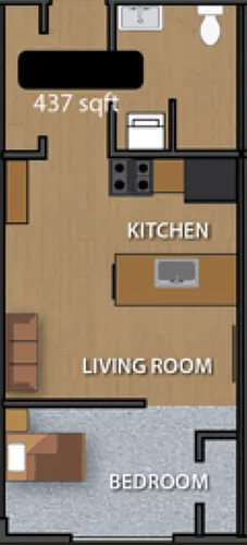 Floor plan Studio