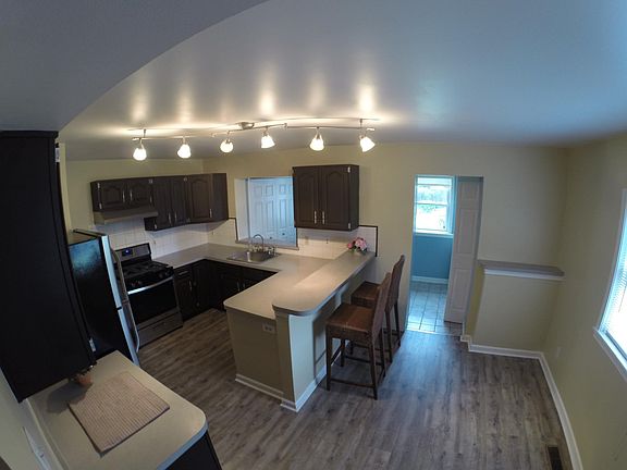 Kitchen with New Stainless Steel Appliances